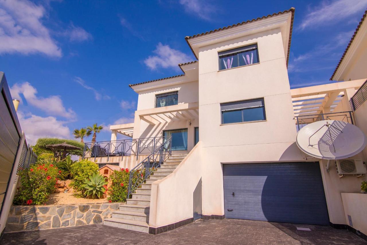 Villa Moderna Con Piscina El Campello Bagian luar foto
