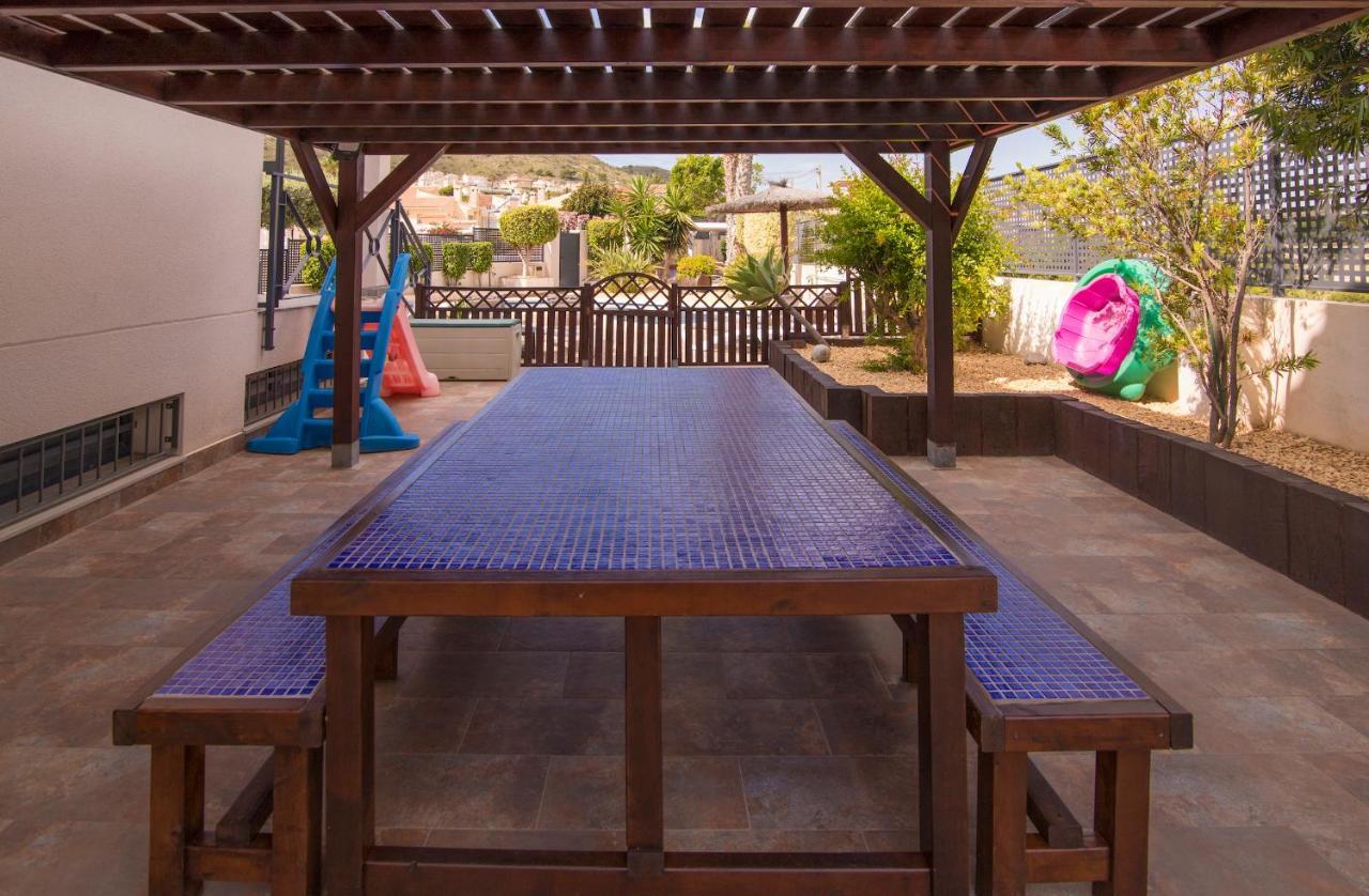 Villa Moderna Con Piscina El Campello Bagian luar foto